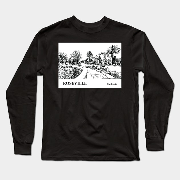 Roseville - California Long Sleeve T-Shirt by Lakeric